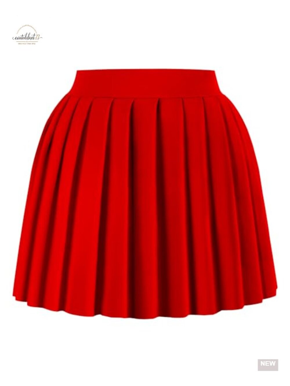 Mini Pleated Skirt High Waist A-Line Skater Tennis Skirt